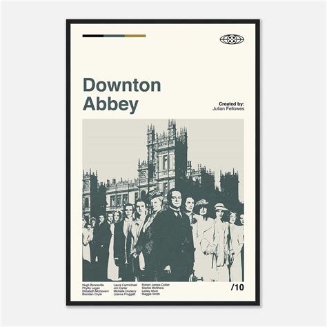 Downton Abbey Poster Downton Abbey Print Downton Abbey Art Citiesbox