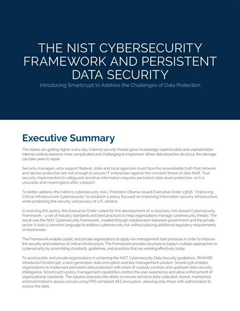 Pdf The Nist Cybersecurity Framework And Is Achieving