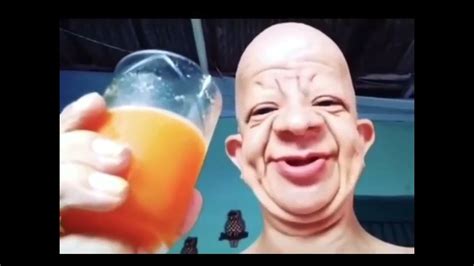 Bald Guy Drinks Orange Juice Meme Youtube