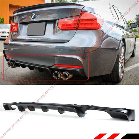 Fits For 2012 2018 Bmw F30 F31 M Sport Performance Style Black Quad