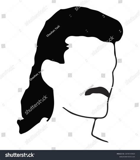 Man mullet Stock Illustrations, Images & Vectors | Shutterstock