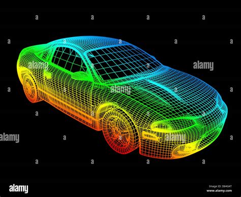 Computer-aided design of a car Stock Photo - Alamy