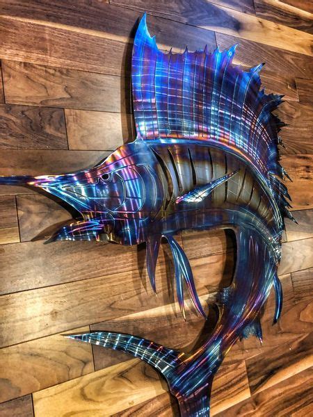 Sailfish Stainless Steel Metal Wall Art Metal Wall Art Stainless