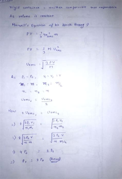 Suppose A Gas Sample In All Hace 6 10 23 Molecule Each 1 3 Rd Of