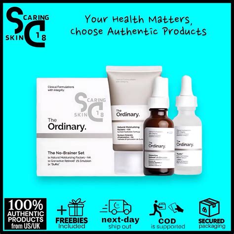 [us Uk] The Ordinary The No Brainer Set [3 Set] By Skincaring18 Eu