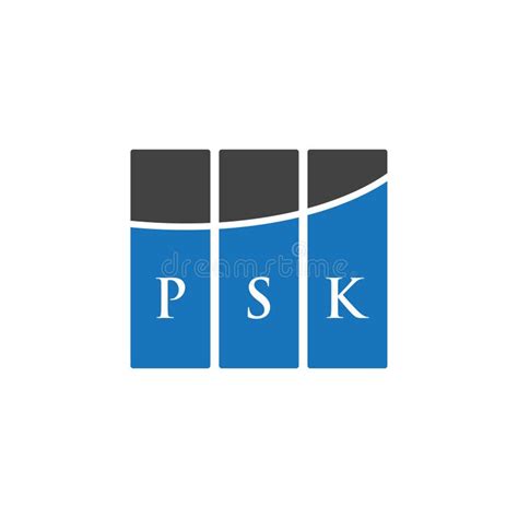 Psk Letter Logo Design On White Background Psk Creative Initials