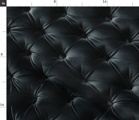 Black Velvet Couch in LARGE Fabric | Spoonflower