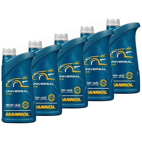 MANNOL Engine Oil 15W40 Universal API SG/CH-4 5 X 1 liters buy on, 23,95