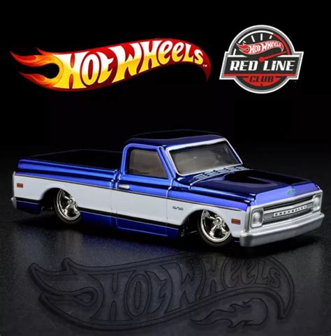 HOT WHEELS COLLECTORS RLC Exclusive 1969 69 Chevy C 10 HWF22 RED LINE CLUB 70 00 PicClick UK
