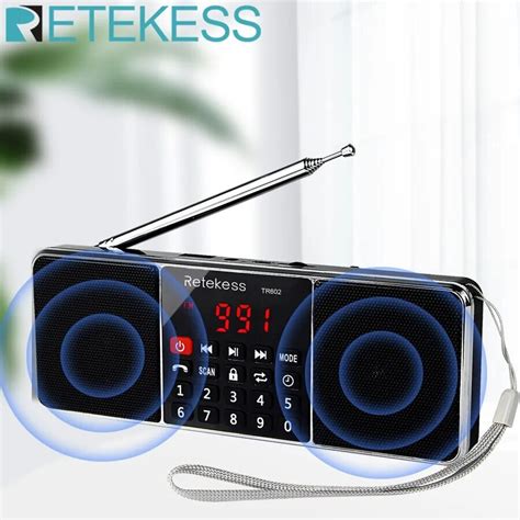 Retekess Tr Dijital Ta Nabilir Radyo Am Fm Bluetooth Hoparl R Stereo