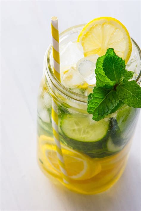 Lemon Cucumber Cleanse Detox Water Directions Calories Nutrition