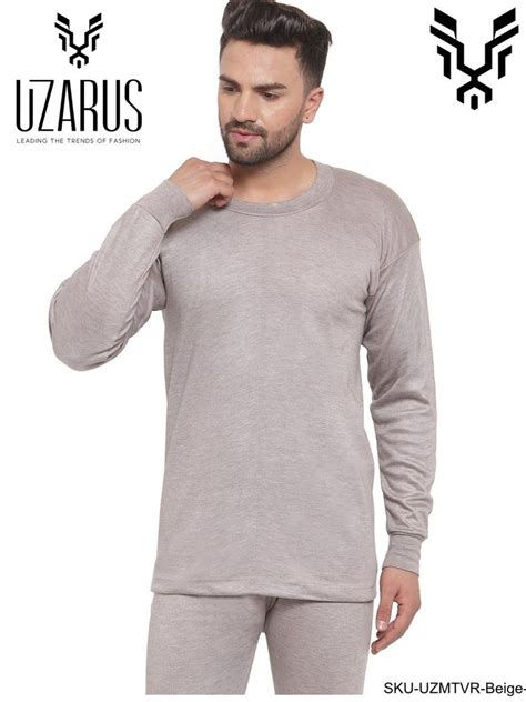 Warm Cotton Blend Mens Thermal Round Neck At Rs 125piece In Agra Id 27097142188