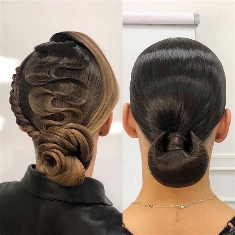 Прическа для бальных танцев с гофре - 81 фото