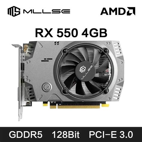 Mllse Placa De V Deo Amd Radeon Rx Tarjeta Gr Fica Gddr De