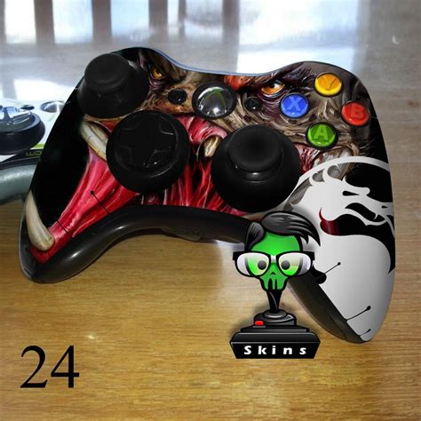 Skin Adesivo De Controle Xbox 360 Mortal Kombat Predador Escorrega O