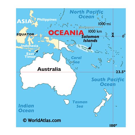 Solomon Islands Map