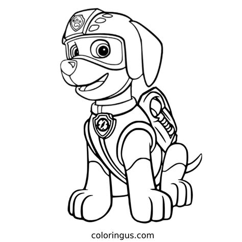 Paw Patrol Coloring Pages (Free Printable PDF)