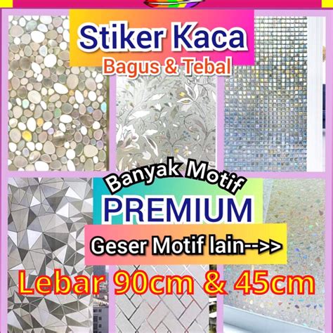 Jual Stiker Sticker Kaca Premium Hologram Sunblast Sanblast Sanblas