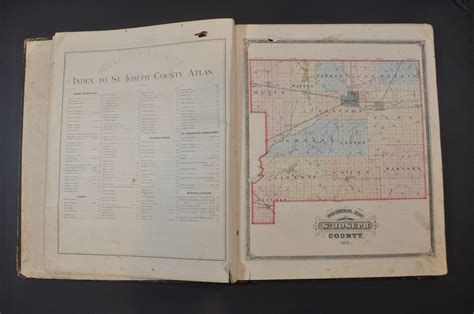 Historical Atlas Of St Joseph County Indiana Curtis Wright Maps