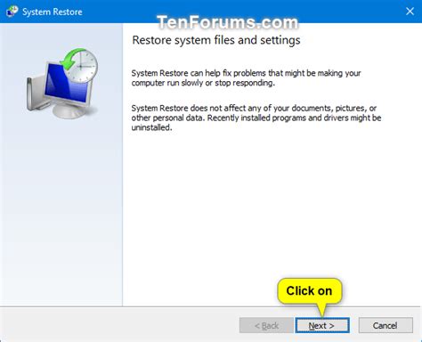 See List of All Available System Restore Points in Windows | Tutorials