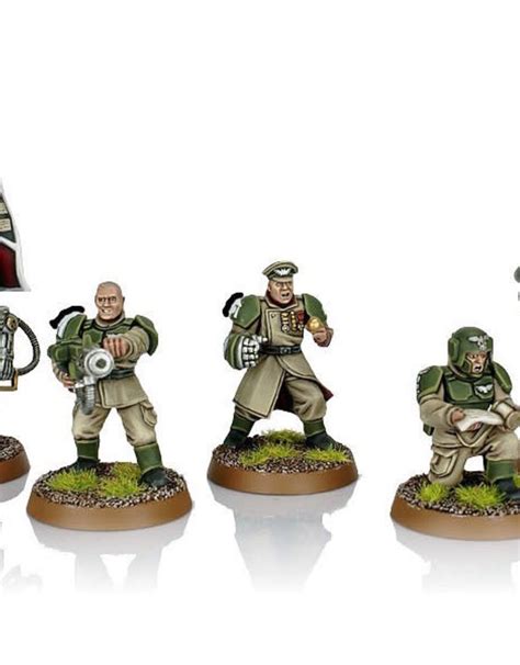 Warhammer 40k Astra Militarum Cadian Command Squad Warhammer 40k New