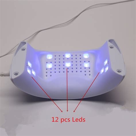 Nowy 36 w UV Led Lampa Suszarka Do Paznokci Dla Wszystkich Typów Żel 12