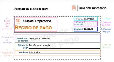 Formato Recibo De Pago Plantillas Excel Word Pdf 2025