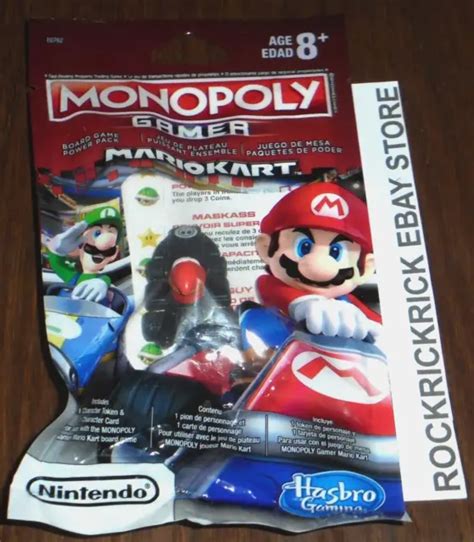 Hasbro Monopoly Gamer Mario Kart Board Game Token Shy Guy E Brand