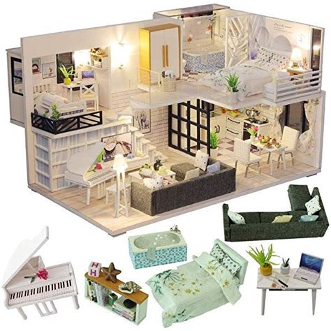 Luerme Maison De Poup E Miniature Diy Maison Construire Maison