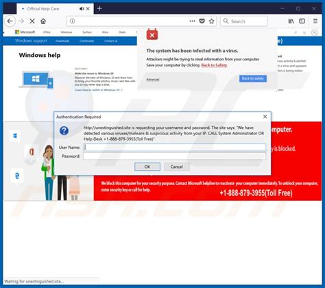 Microsoft Detected Malicious Virus And Blocked Your Computer Pop Up Scam Removal And Recovery