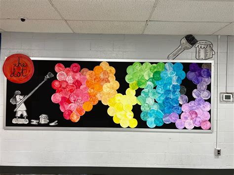 The Dot Bulletin Board In 2024 Dot Day Dots Bulletin Boards
