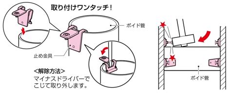ボイド止め金具 BK | 配管部品の通販店のダンドリープロ