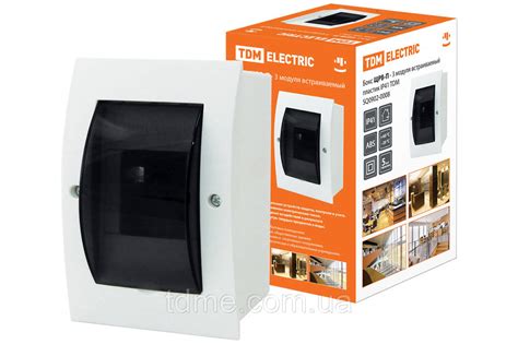 Бокс ЩРВ-П-3 модуля вбудовуваний пластик IP41 TDM, ціна 166.32 грн ...