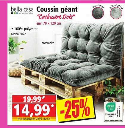 Promo Coussin G Ant Cashmere Dots Bella Casa Chez Norma Icatalogue Fr