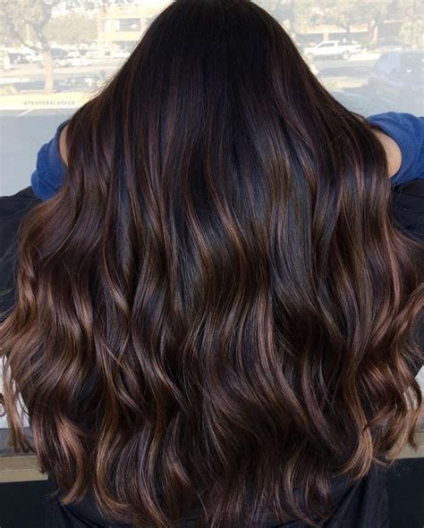 dark chocolate brown hair with lowlights - Dainty Weblog Photo Galery