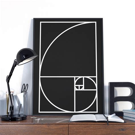 Fibonacci, Fibonacci Art, Fibonacci Poster, Fibonacci Wall Art ...