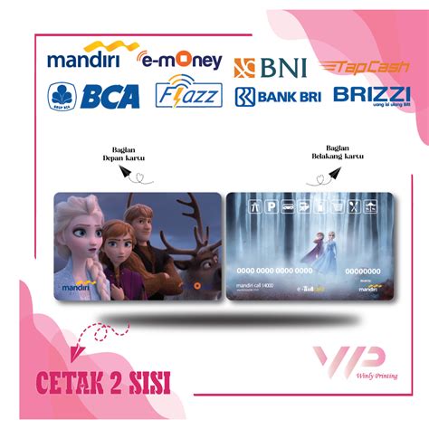 Jual Kartu Emoney Kartun Anime Elsa Frozen Kartun Movie E Money E