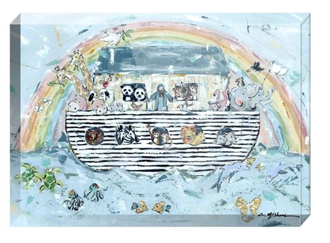 Noahs Ark Acrylic Blocks Chelsea Mcshane Art