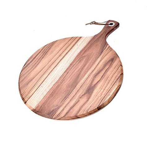 Acacia Wood Cutting Board Round Lolivefe Llc