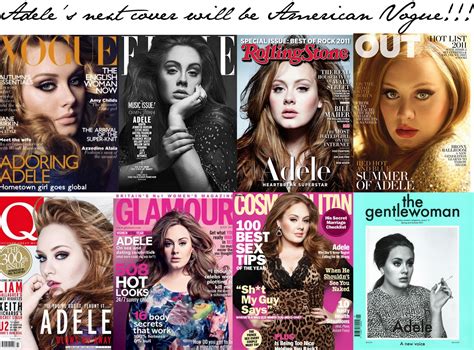 Adele will cover American Vogue March 2012! - Emily Jane Johnston