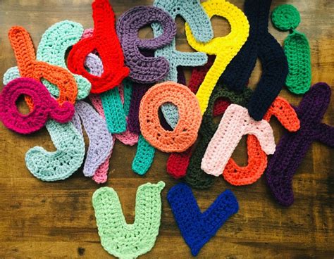 Alphabet Crochet Pattern Free Web Learn How To Crochet Any Letter In