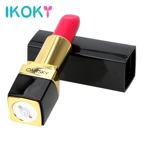 Ikoky G Spot Mini Lipstick Vibrator 10 Speed Clitoris Stimulator Sex