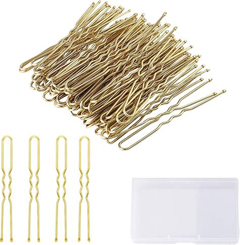 Blonde U Shaped Hair Pins Bobby Pins Bun Pins Hairpins Hair Styling Pins Hair Clips For Women