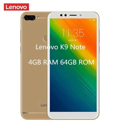 Lenovo K9 Note (L38012) 4G Smartphone 6.0'' Android 8.1 Qualcomm ...