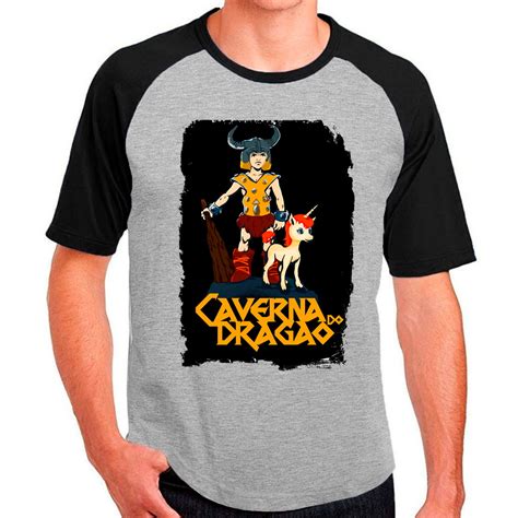 Camiseta Desenho Caverna Do Drag O Masculina Elo