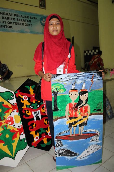 Lomba Lukis Legenda Festival Budaya Pelajar Sman Buntok