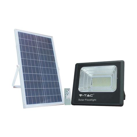 V-TAC, Naświetlacz halogen LED Solarny 40W, IP65, VT-200W, neutralny ...