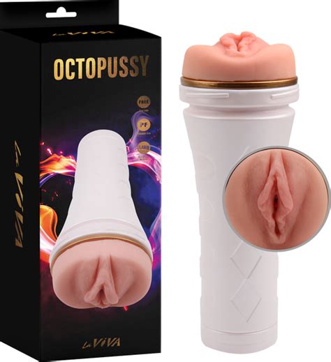 La Viva Octopussy Masturbator Limp Donkey Adult Store Handheld Pussy
