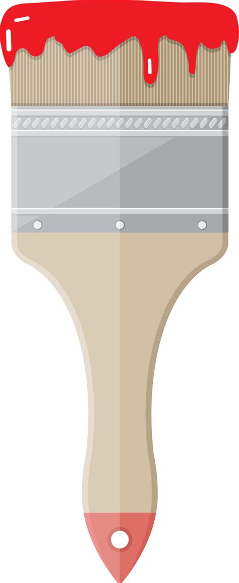 Red Paintbrush Isolated 35861077 Png