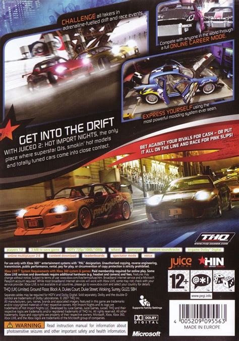 Juiced Hot Import Nights Cover Or Packaging Material Mobygames